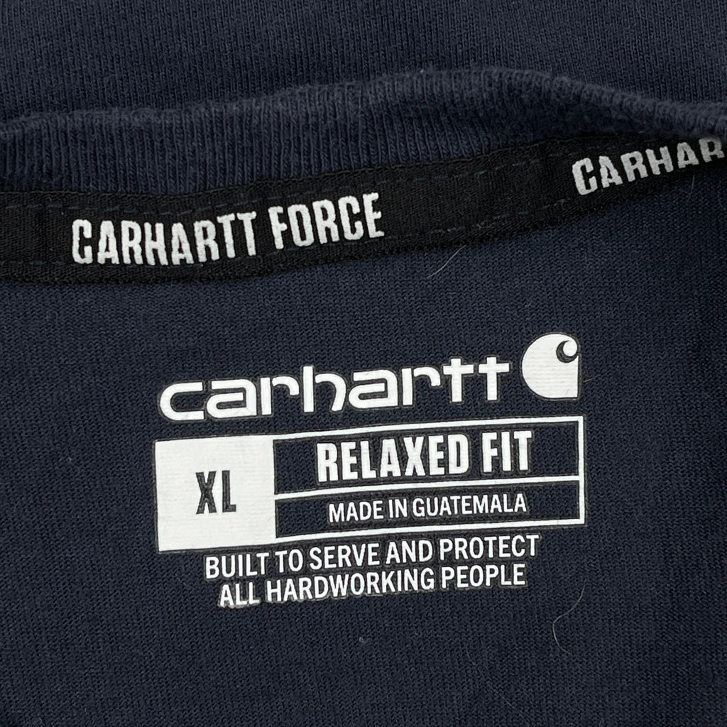 Carhartt T-Shirt - XL Navy Cotton - Image 3