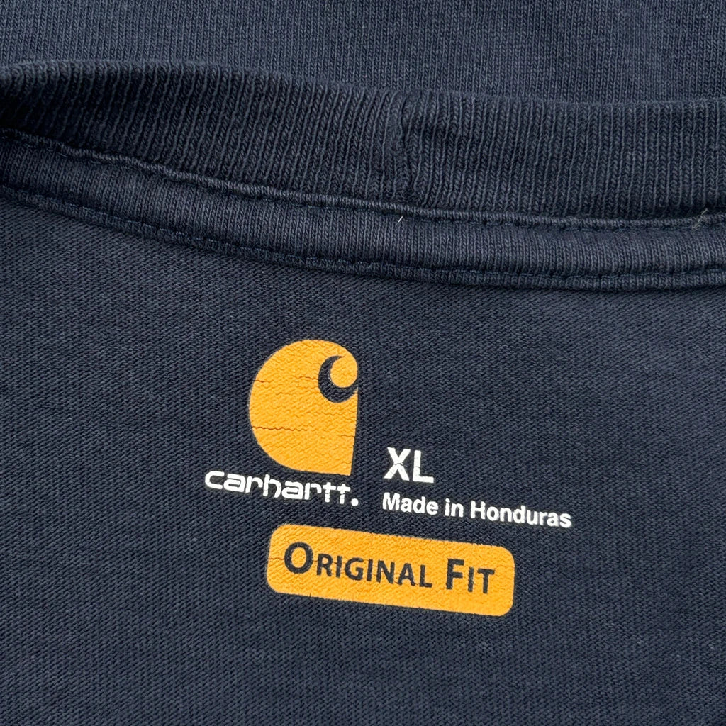 Carhartt T-Shirt - XL Navy Cotton - Image 3