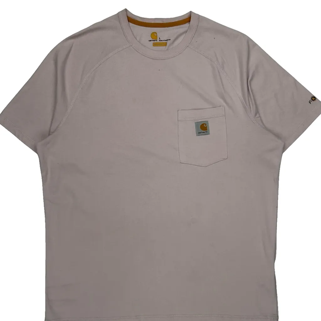 Carhartt T-Shirt - Large Pink Cotton - Image 6