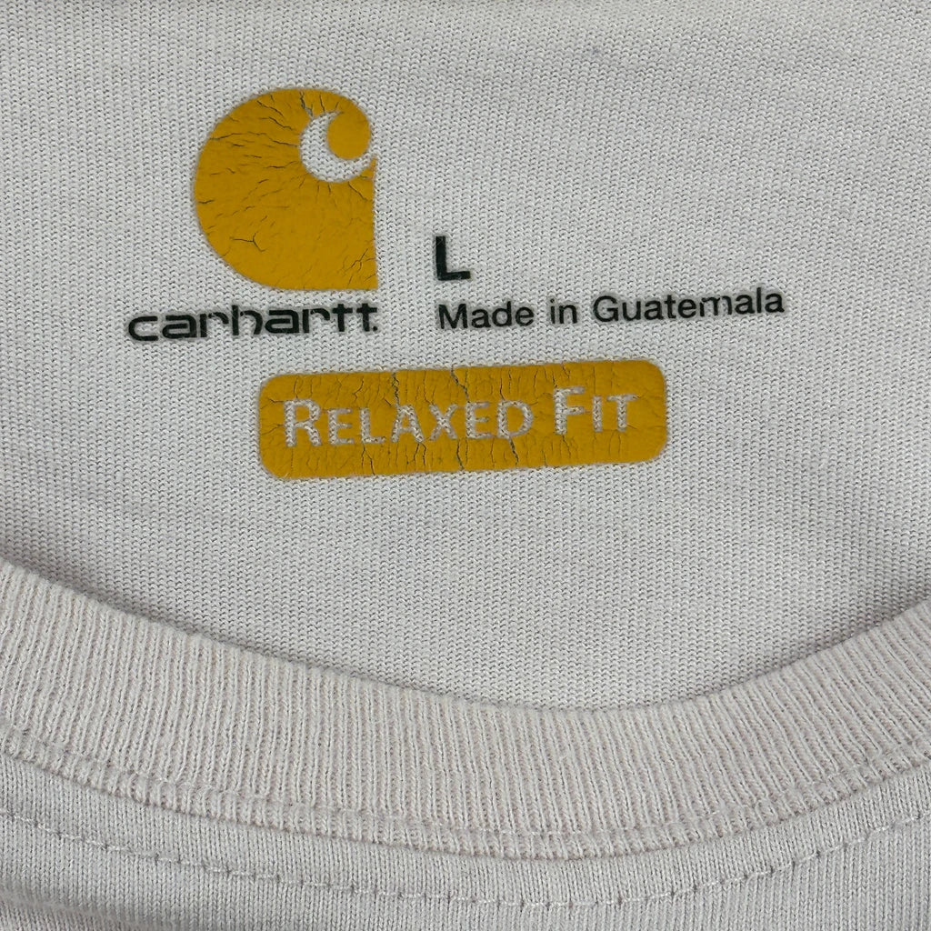 Carhartt T-Shirt - Large Pink Cotton - Image 3
