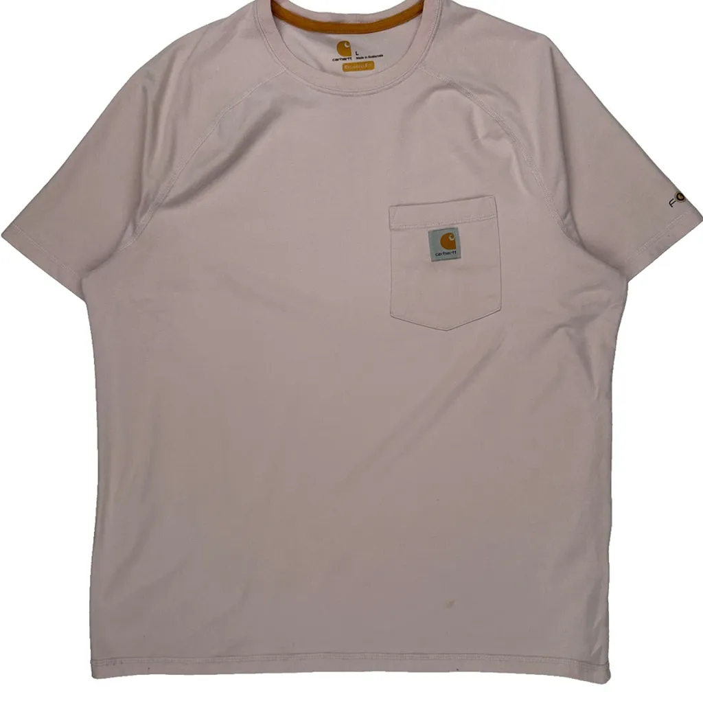 Carhartt T-Shirt - Large Pink Cotton - Image 5