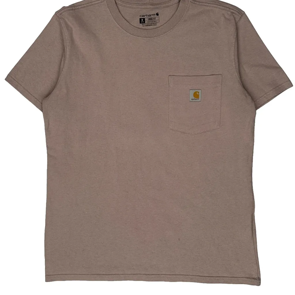 Carhartt T-Shirt - Medium Pink Cotton - Image 5