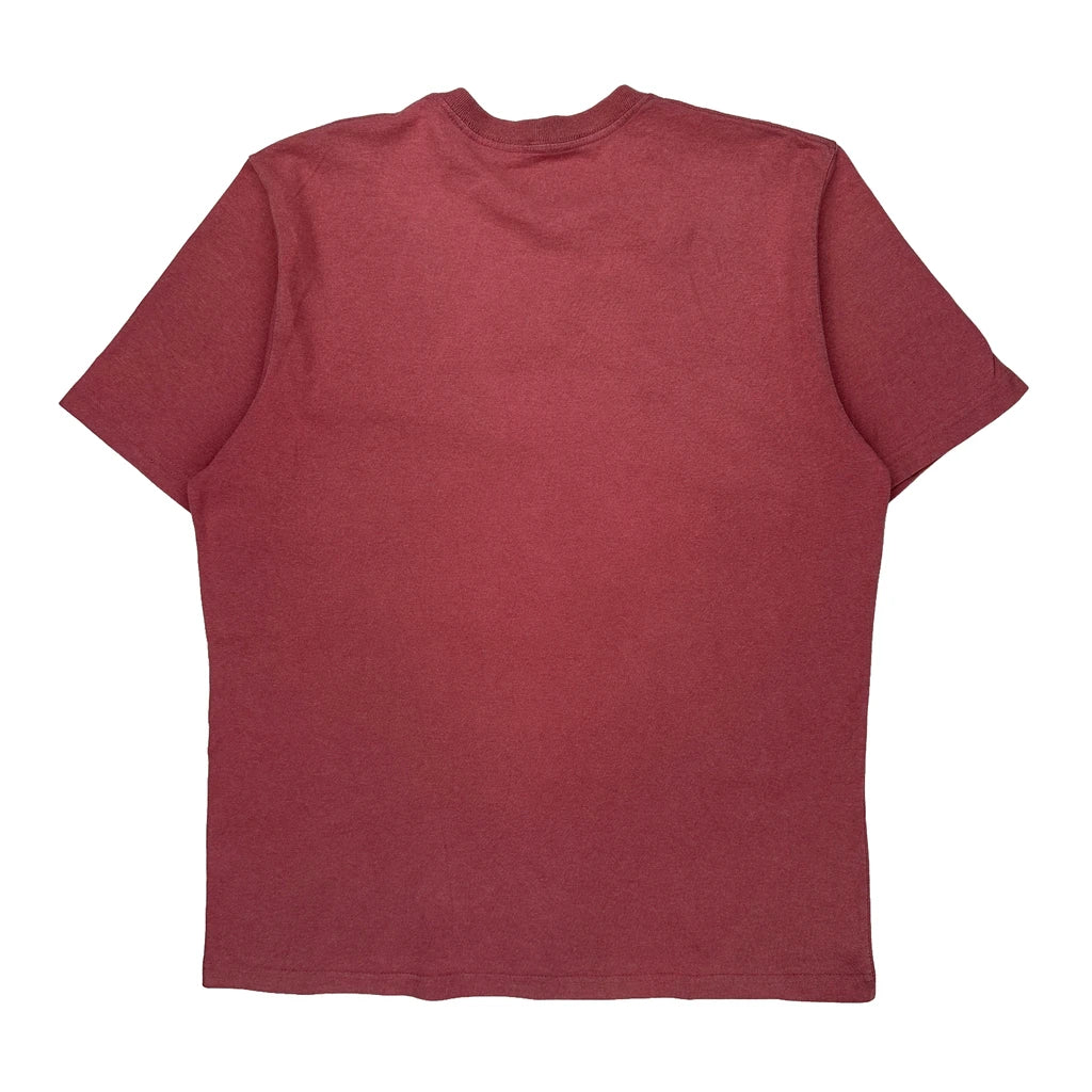 Carhartt T-Shirt - Large Red Cotton - Image 2