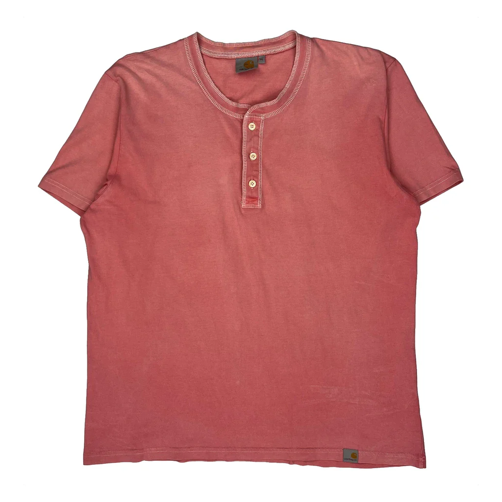 Carhartt T-Shirt - XL Red Cotton