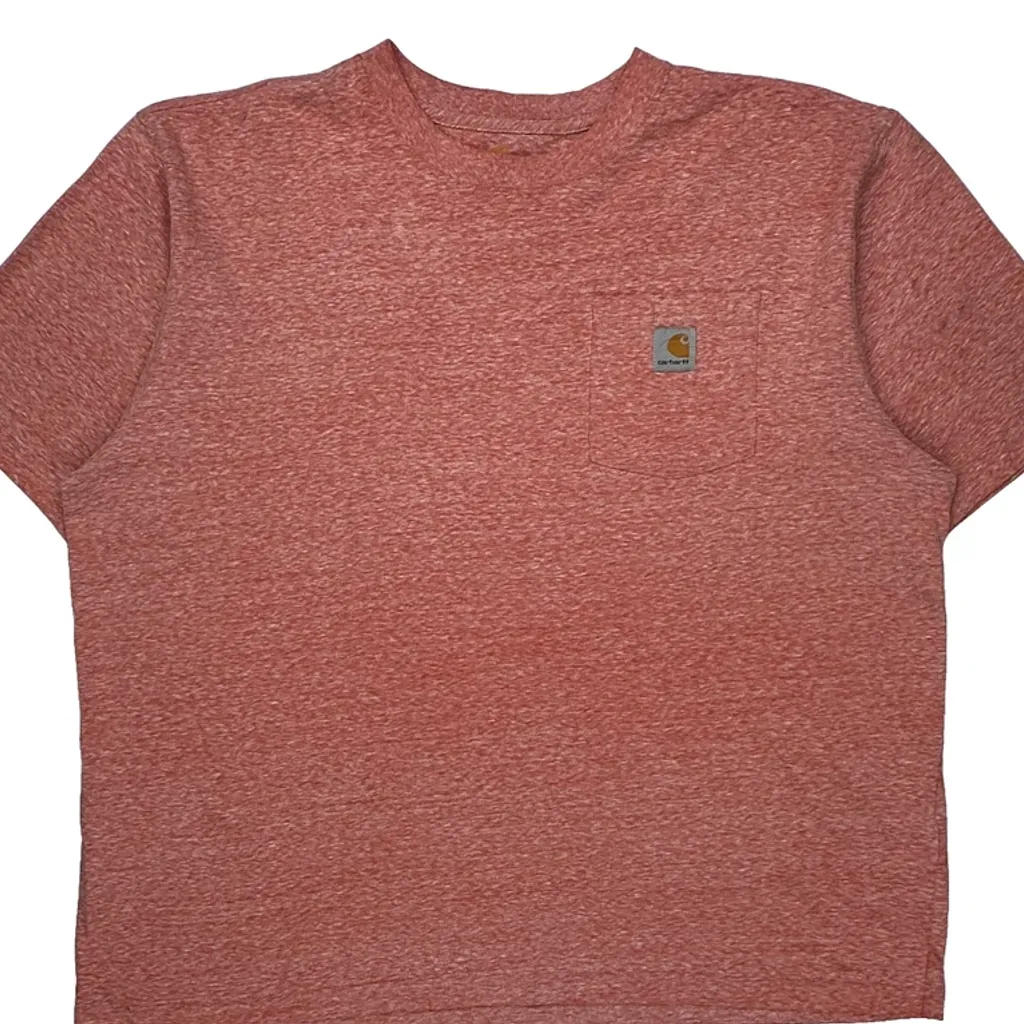 Carhartt T-Shirt - XL Red Cotton - Image 4