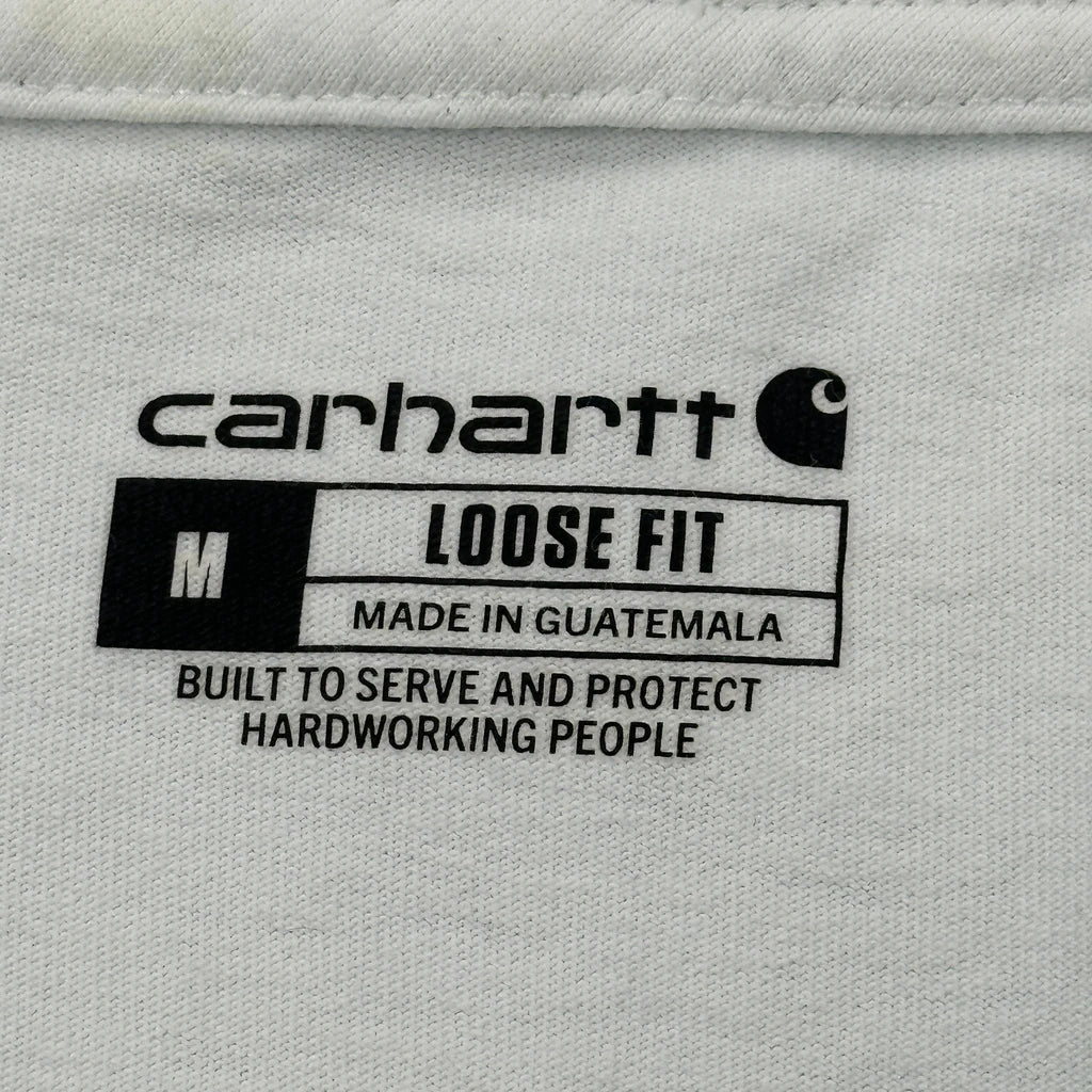 Carhartt T-Shirt - Medium White Cotton - Image 3