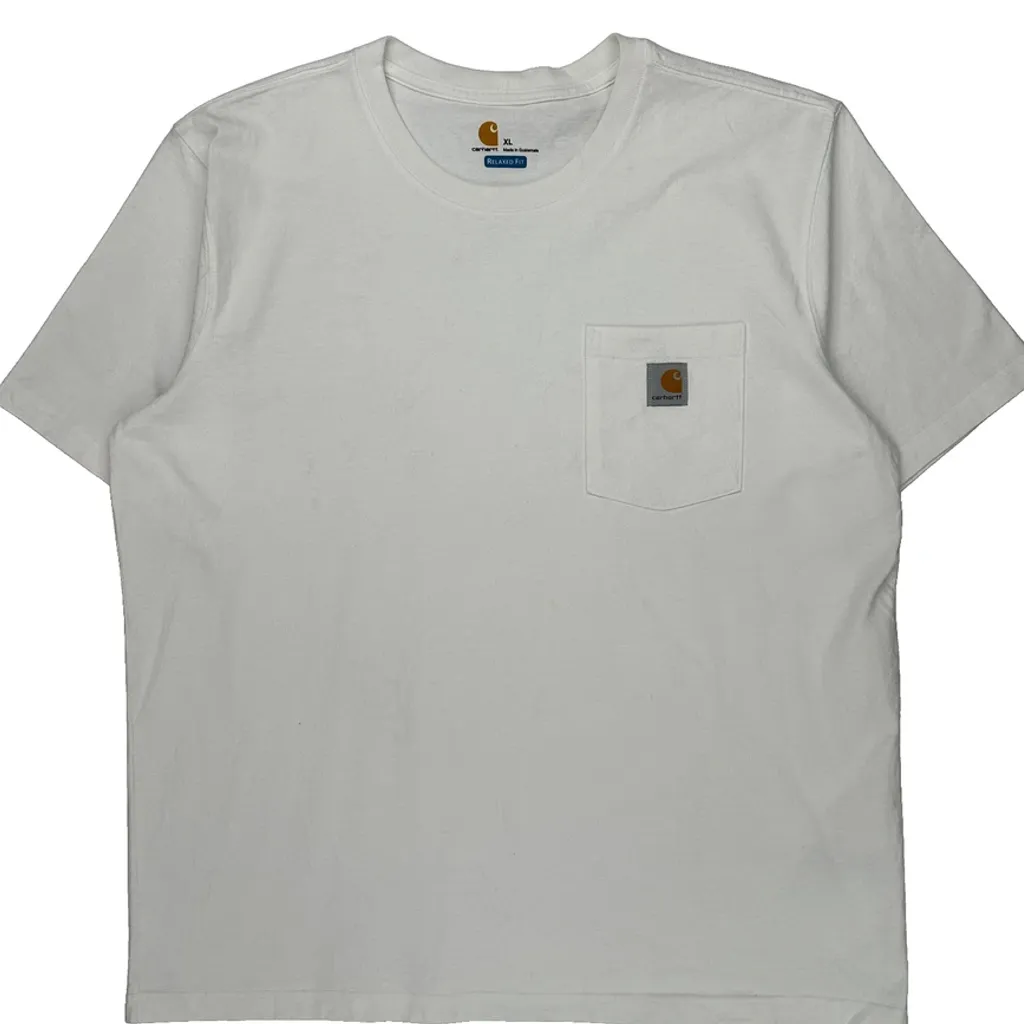 Carhartt T-Shirt - XL White Cotton - Image 4