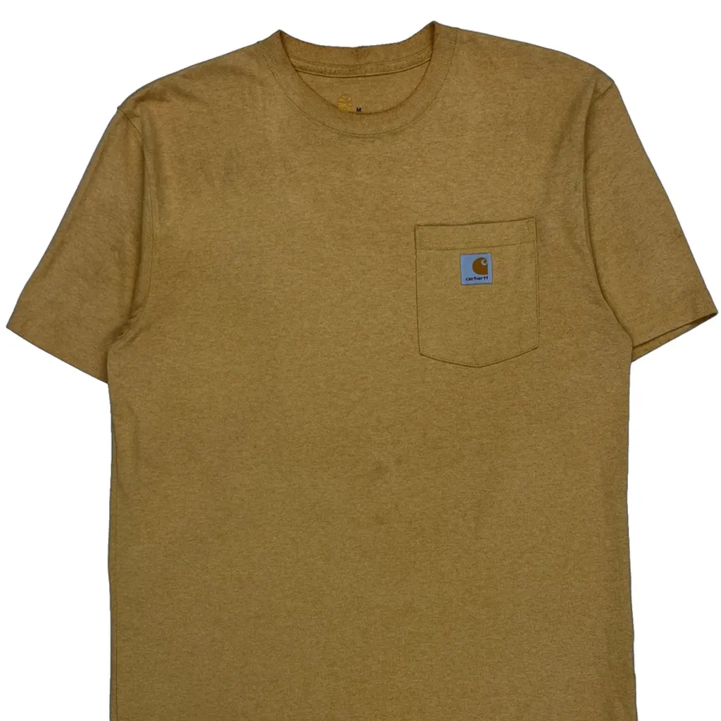 Carhartt T-Shirt - Medium Yellow Cotton - Image 4