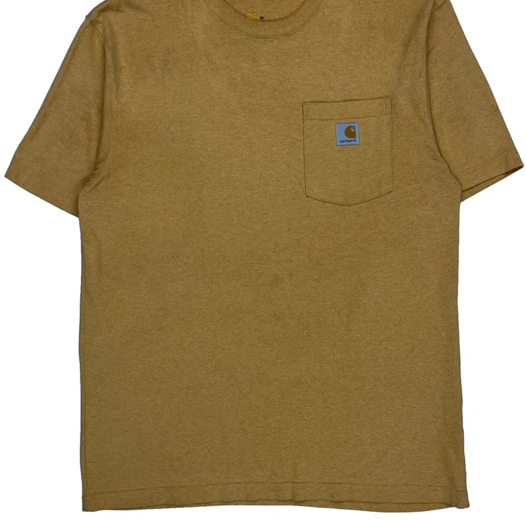 Carhartt T-Shirt - Medium Yellow Cotton - Image 5