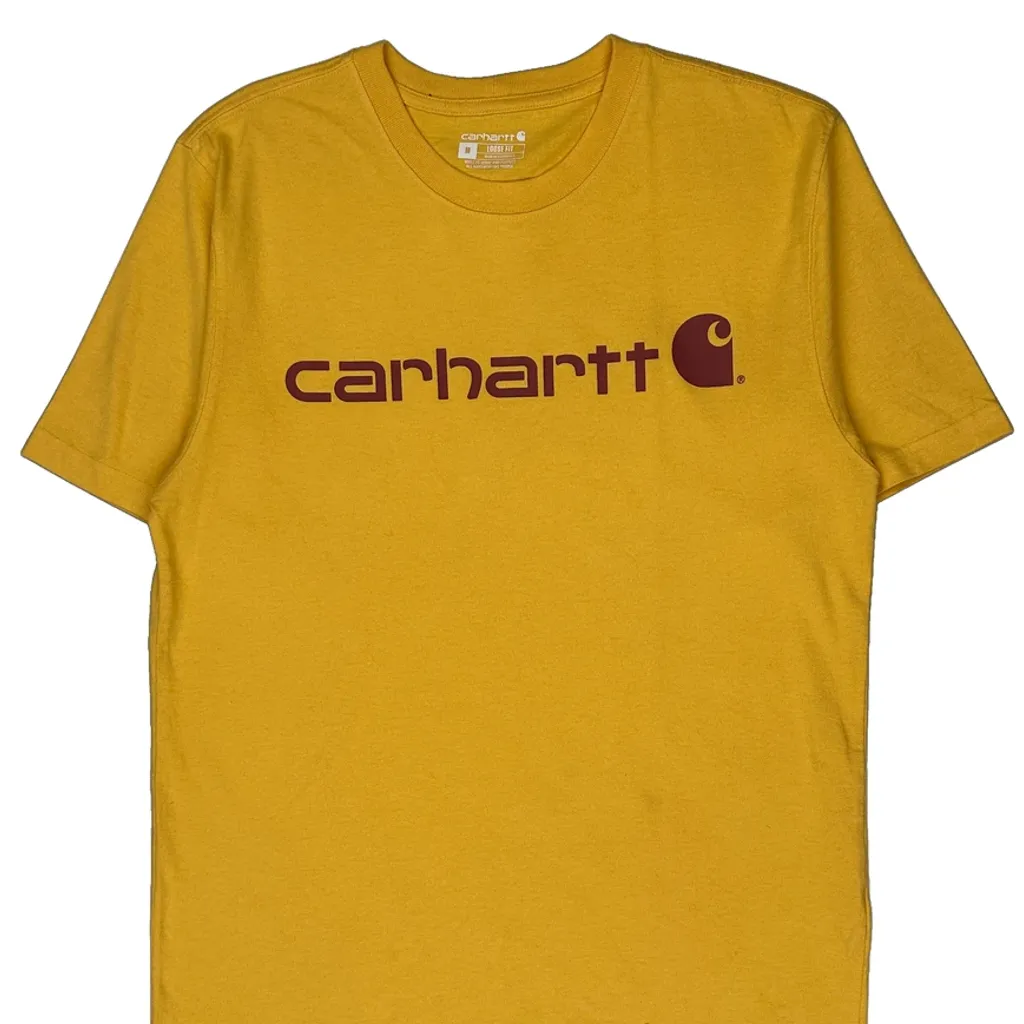 Carhartt T-Shirt - Medium Yellow Cotton - Image 5