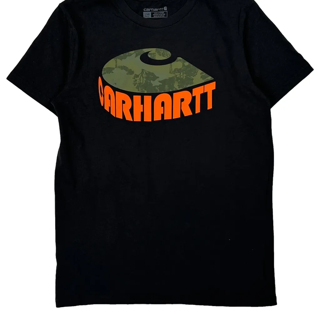 Carhartt Graphic T-Shirt - Large Black Cotton - Image 4