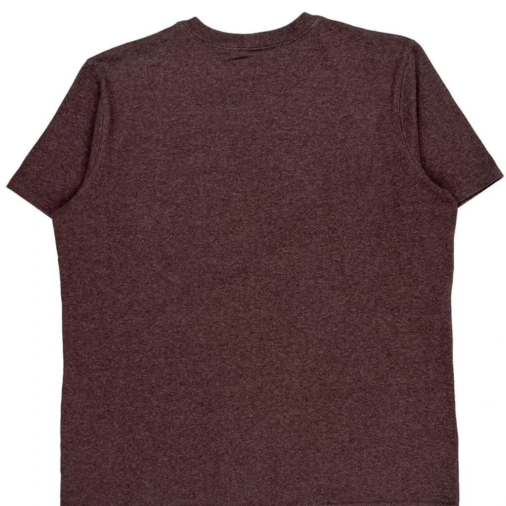 Carhartt T-Shirt - Large Burgundy Cotton - Image 7
