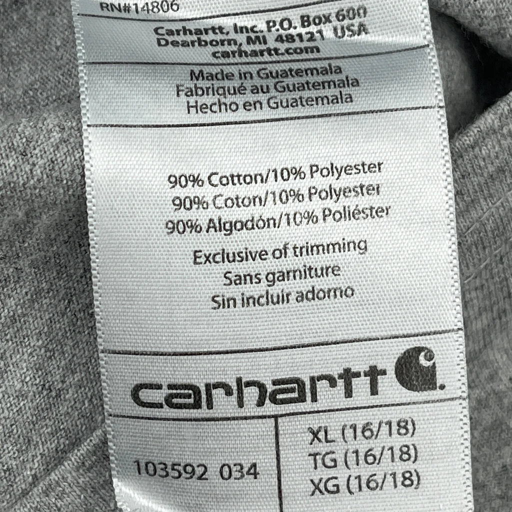 Carhartt T-Shirt - XL Grey Cotton Blend - Image 4
