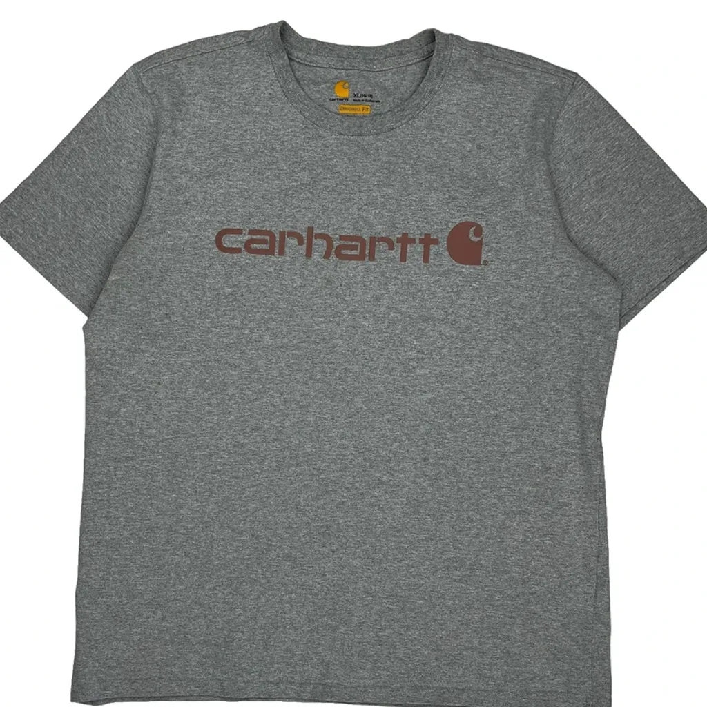 Carhartt T-Shirt - XL Grey Cotton Blend - Image 6
