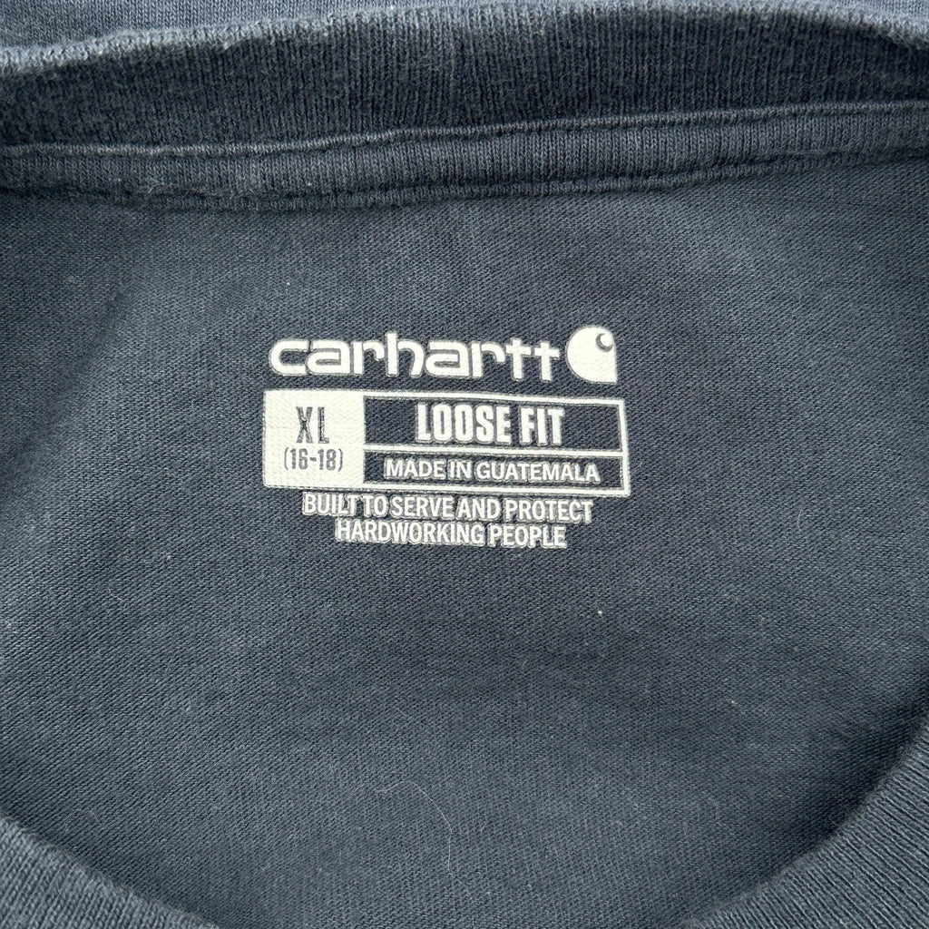 Carhartt T-Shirt - XL Navy Cotton - Image 3