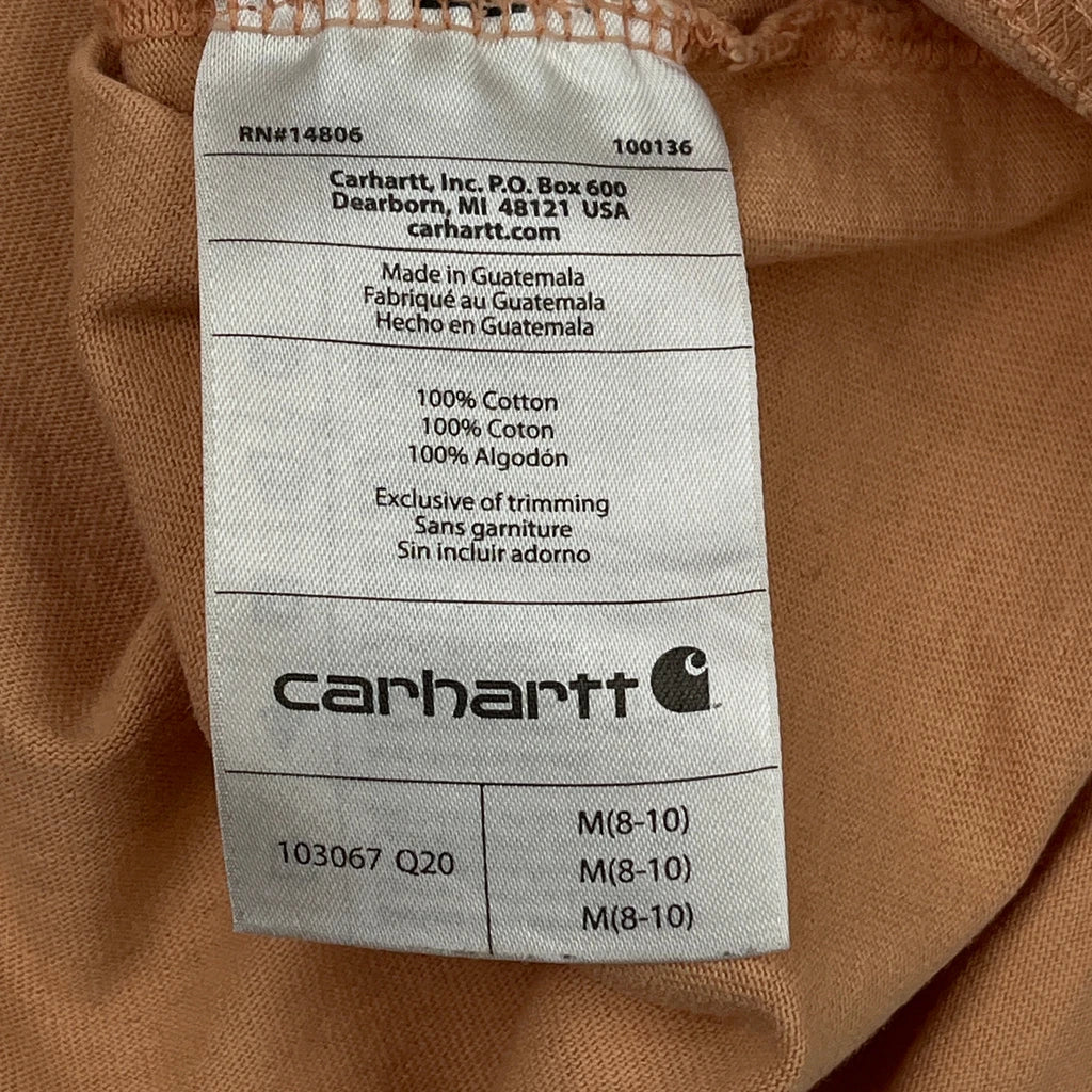 Carhartt T-Shirt - Medium Orange Cotton - Image 6