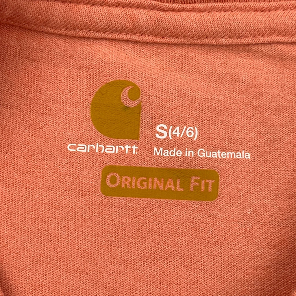 Carhartt T-Shirt - Small Orange Cotton - Image 3