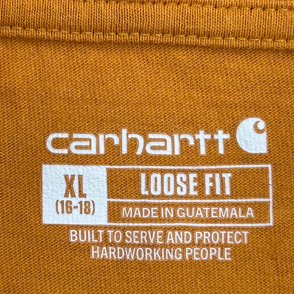 Carhartt T-Shirt - XL Orange Cotton - Image 3