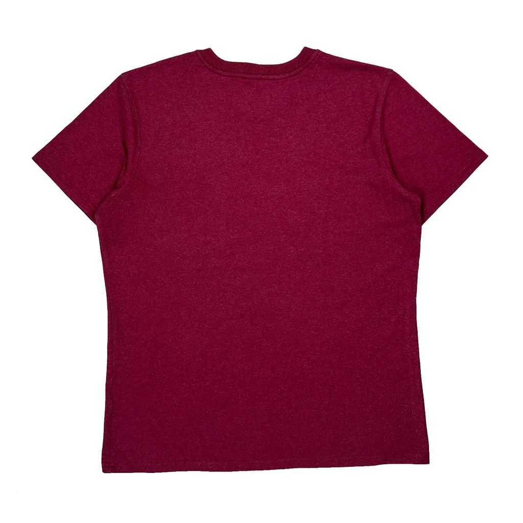 Carhartt T-Shirt - Large Red Cotton - Image 2