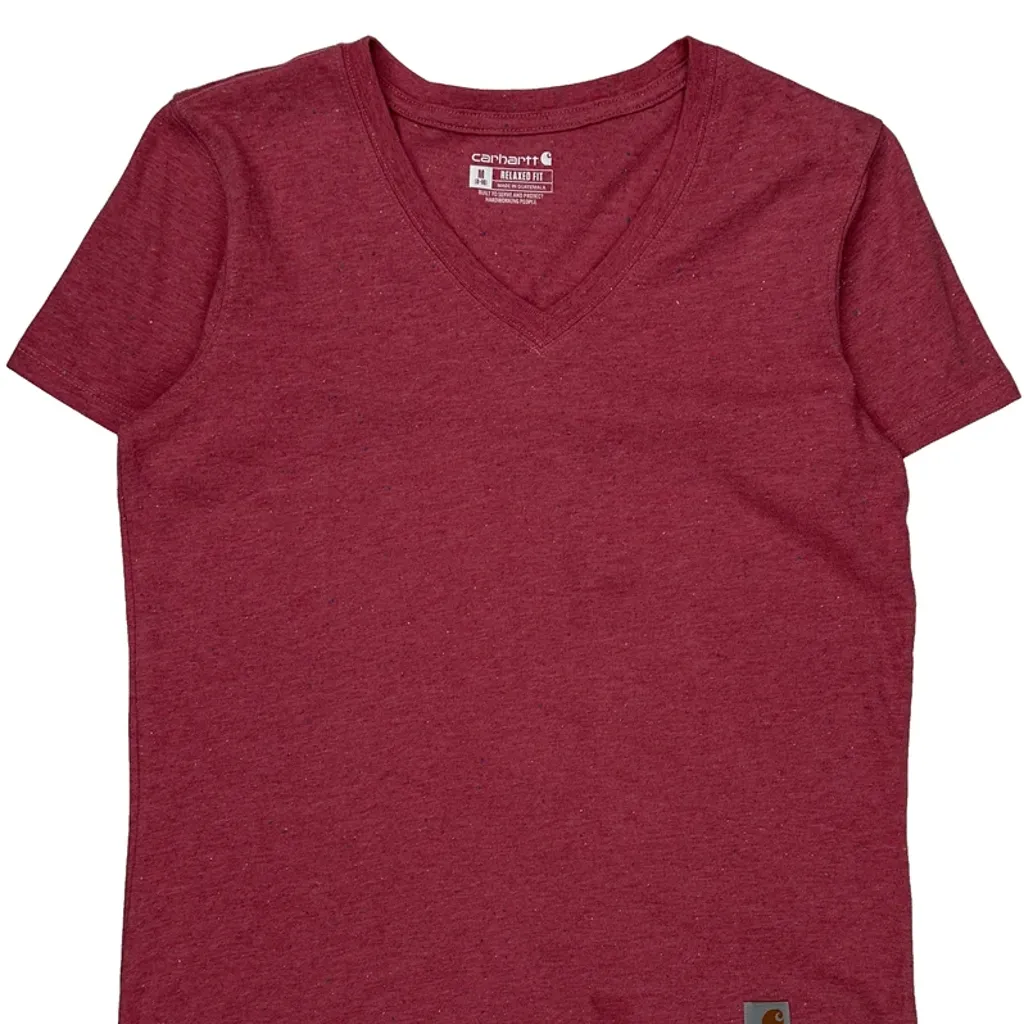 Carhartt T-Shirt - Medium Red Cotton - Image 4