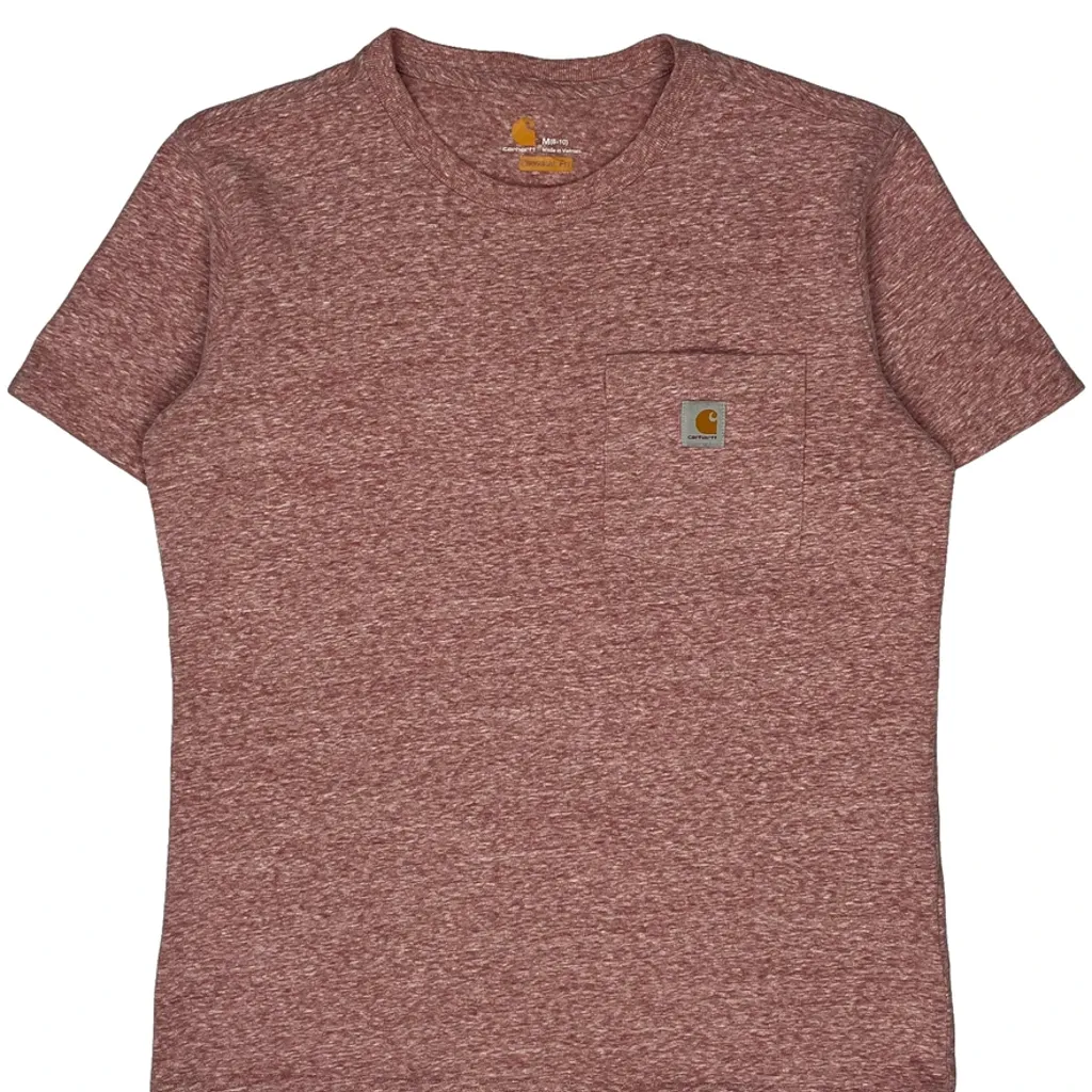 Carhartt T-Shirt - Medium Red Cotton - Image 4