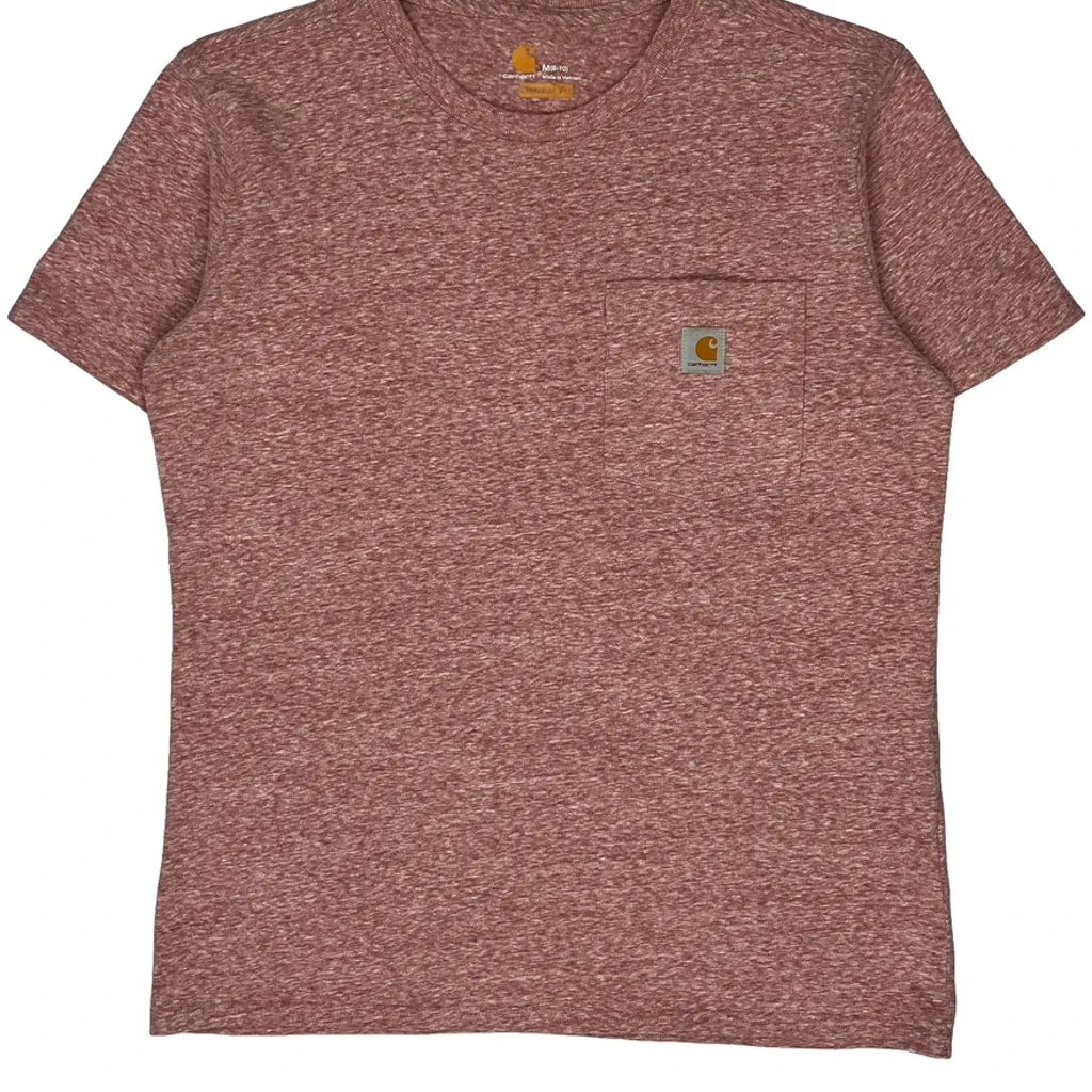 Carhartt T-Shirt - Medium Red Cotton - Image 5