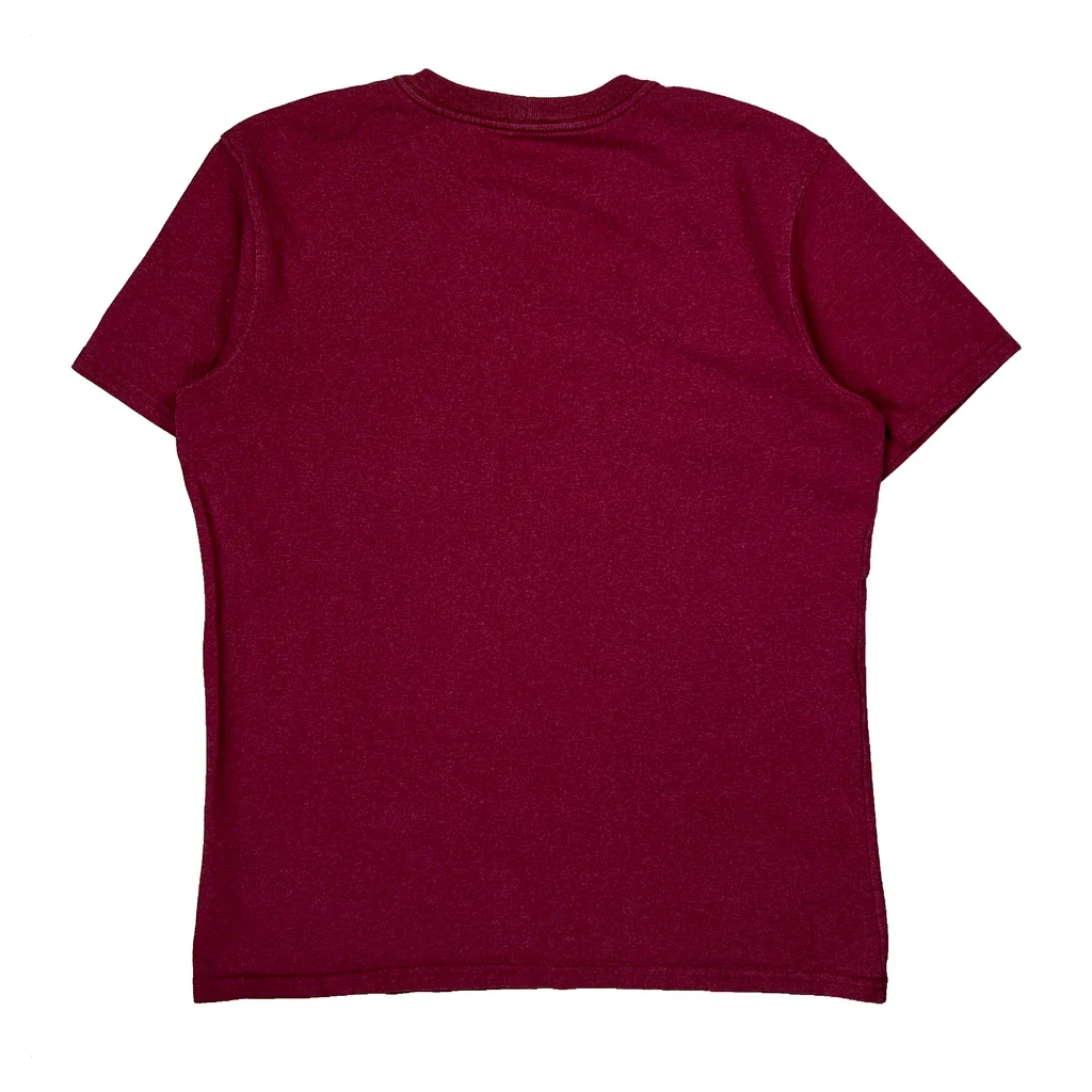 Carhartt T-Shirt - Medium Red Cotton - Image 2
