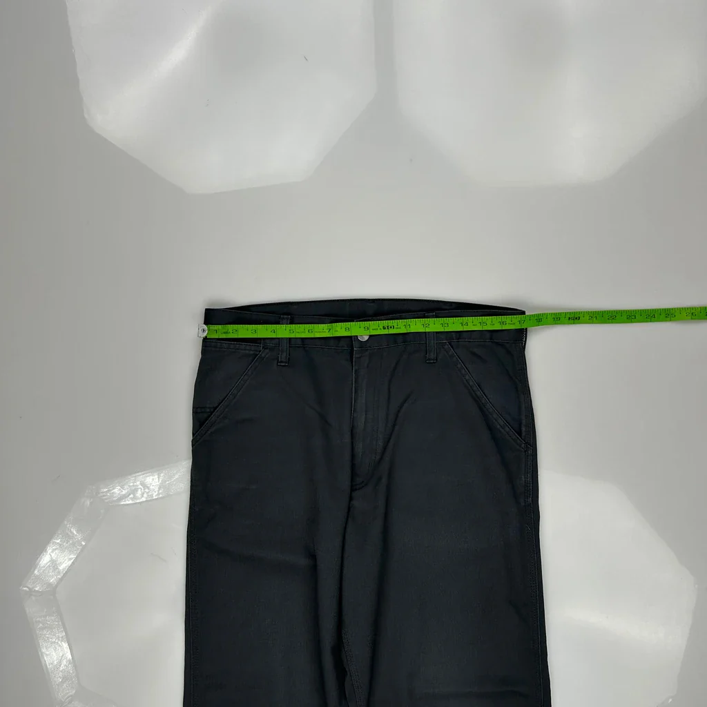 Carhartt Trousers - 34W 27L Black Cotton - Image 3