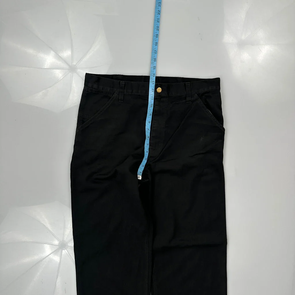 Carhartt Trousers - 34W 33L Black Cotton - Image 4