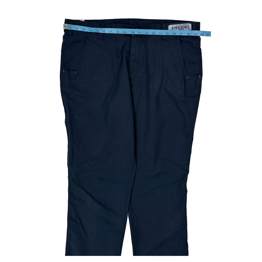 Carhartt Trousers - 40W 34L Blue Polyester Blend - Image 2