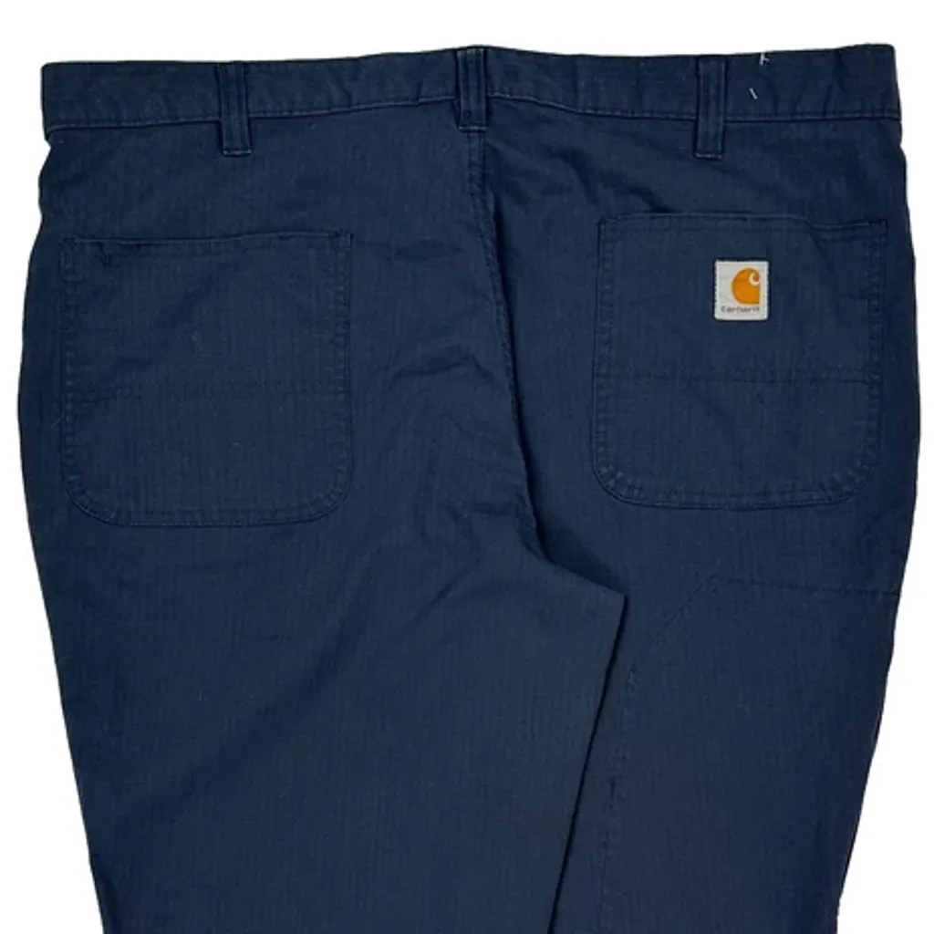 Carhartt Trousers - 40W 34L Blue Polyester Blend - Image 7