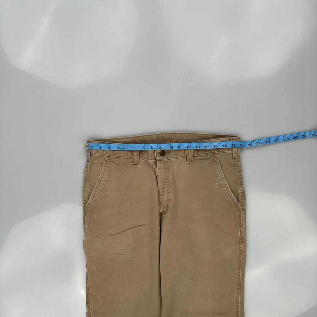 Carhartt Trousers - 34W 31L Brown Cotton - Image 3