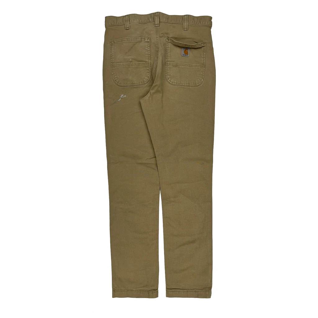 Carhartt Trousers - 31W 32L Khaki Cotton