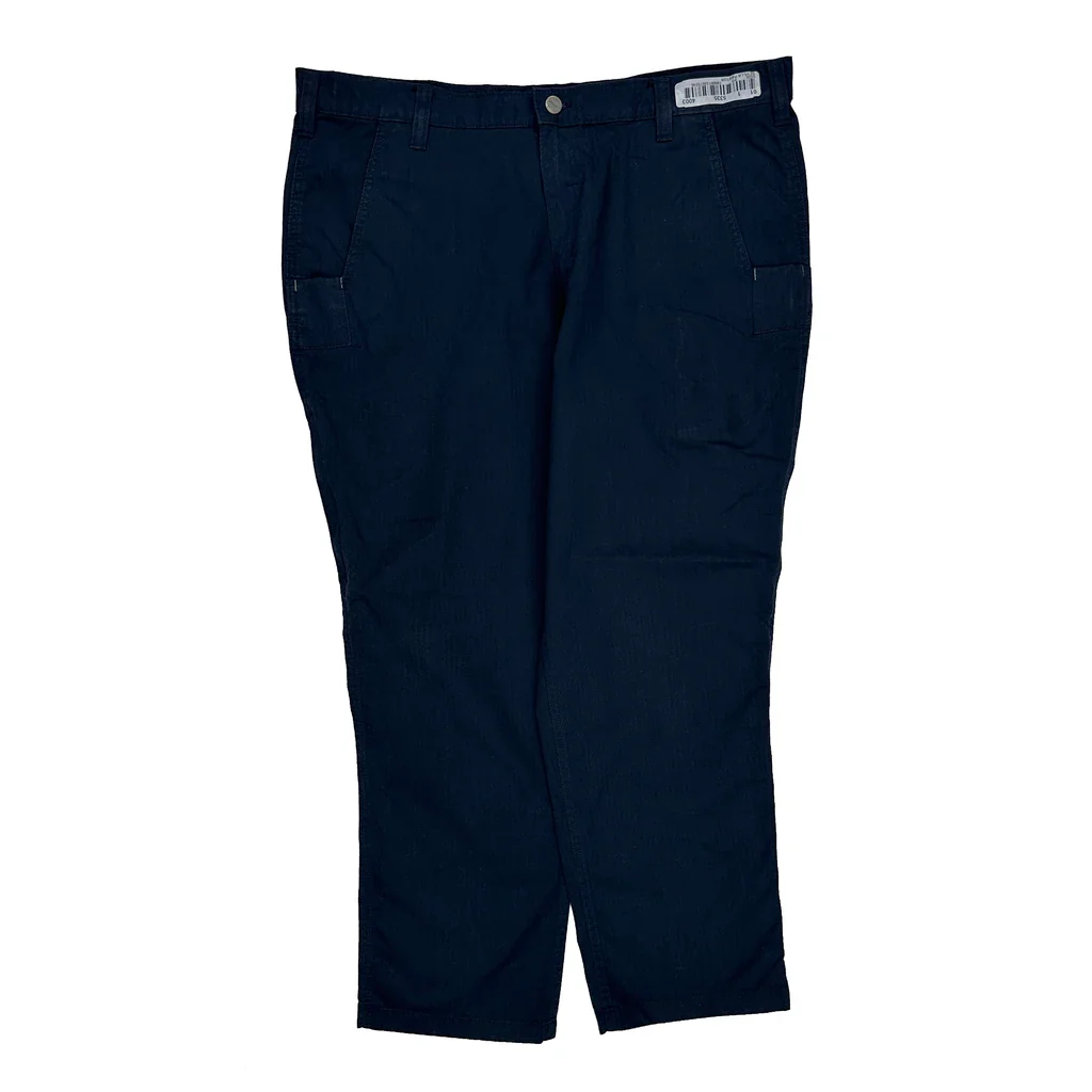 Carhartt Trousers - 36W 27L Navy Polyester Blend - Image 2