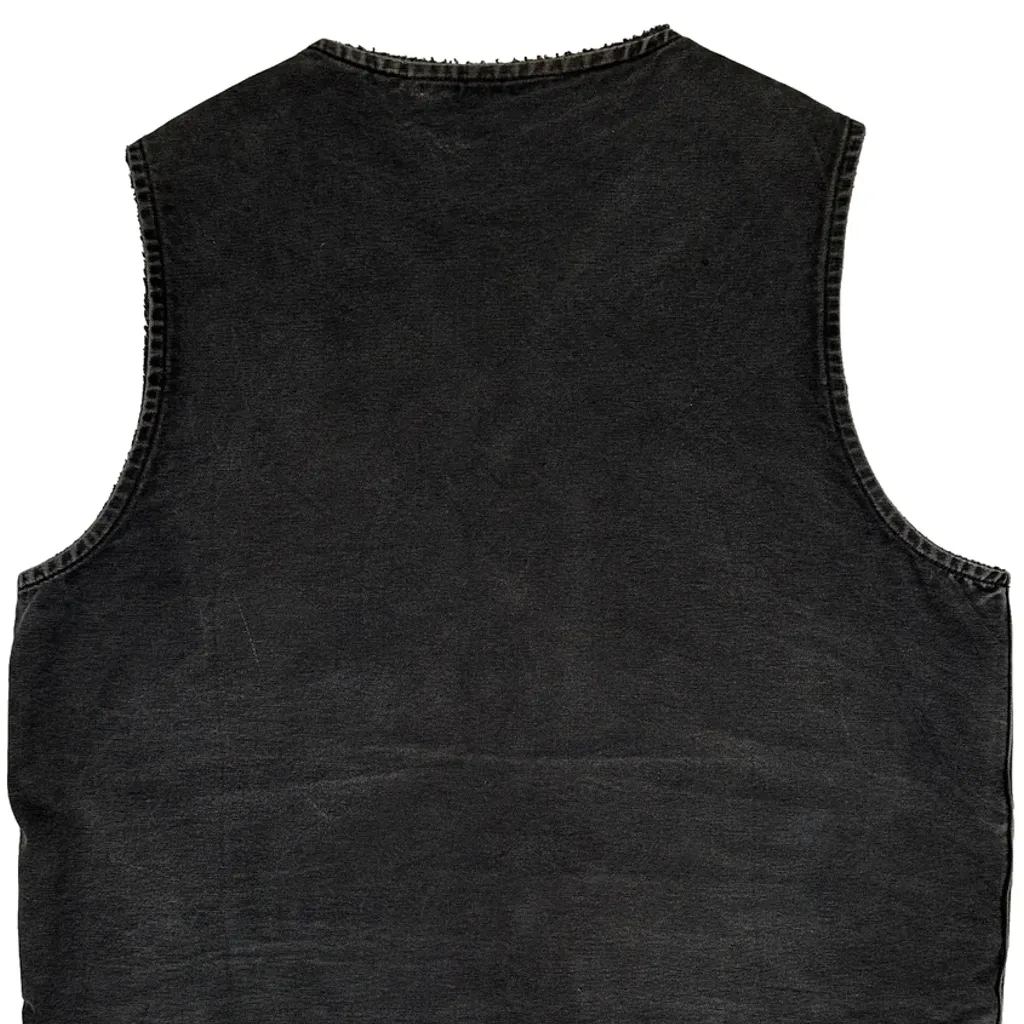 Carhartt Sherpa Lined Vest - XL Gray Cotton - Image 7