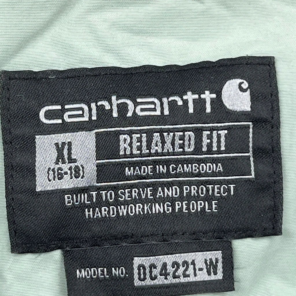 Carhartt Windbreaker - XL Green Polyester - Image 3