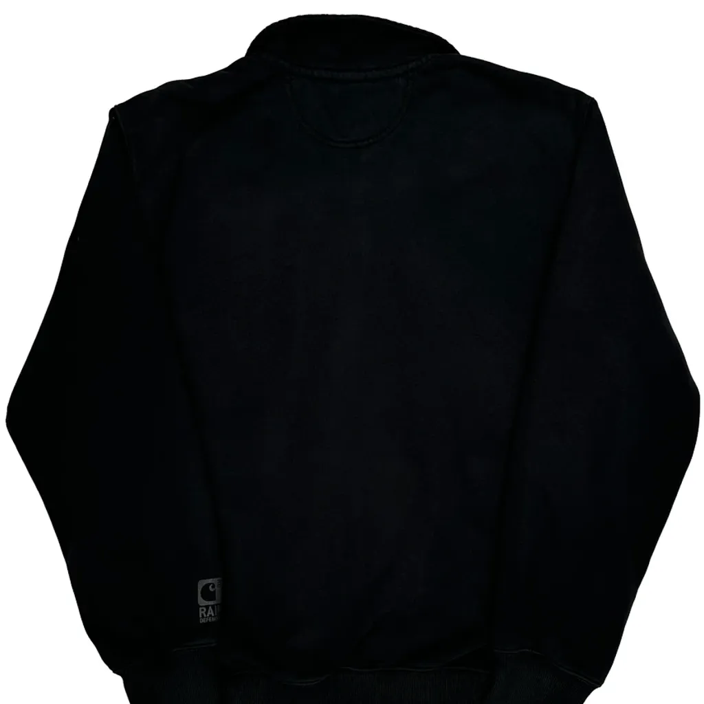 Carhartt Zip Up - Medium Black Cotton - Image 6