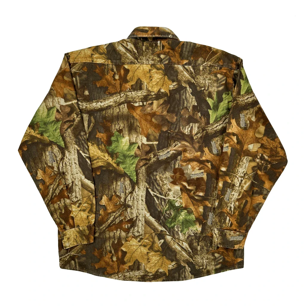 Caribou Air Codet Camo Shirt - Large Brown Cotton - Image 2
