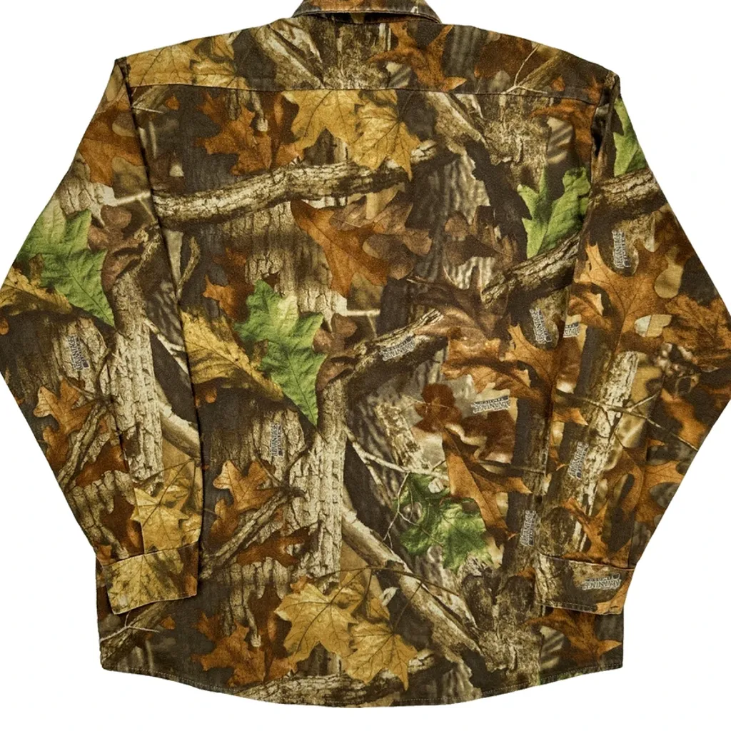 Caribou Air Codet Camo Shirt - Large Brown Cotton - Image 7