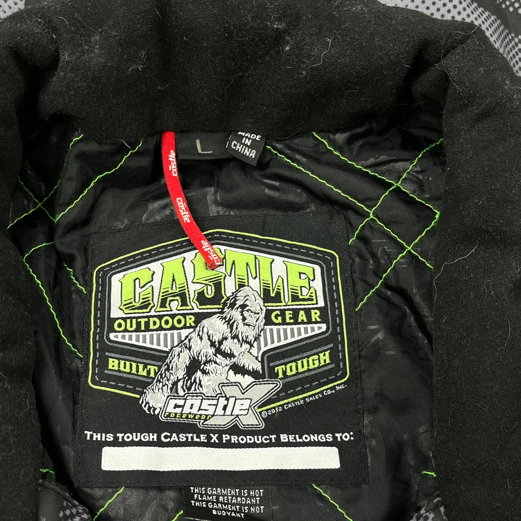 Castle X Monster Energy Graphic Racing Jacket - Large Black Polyester - Image 3