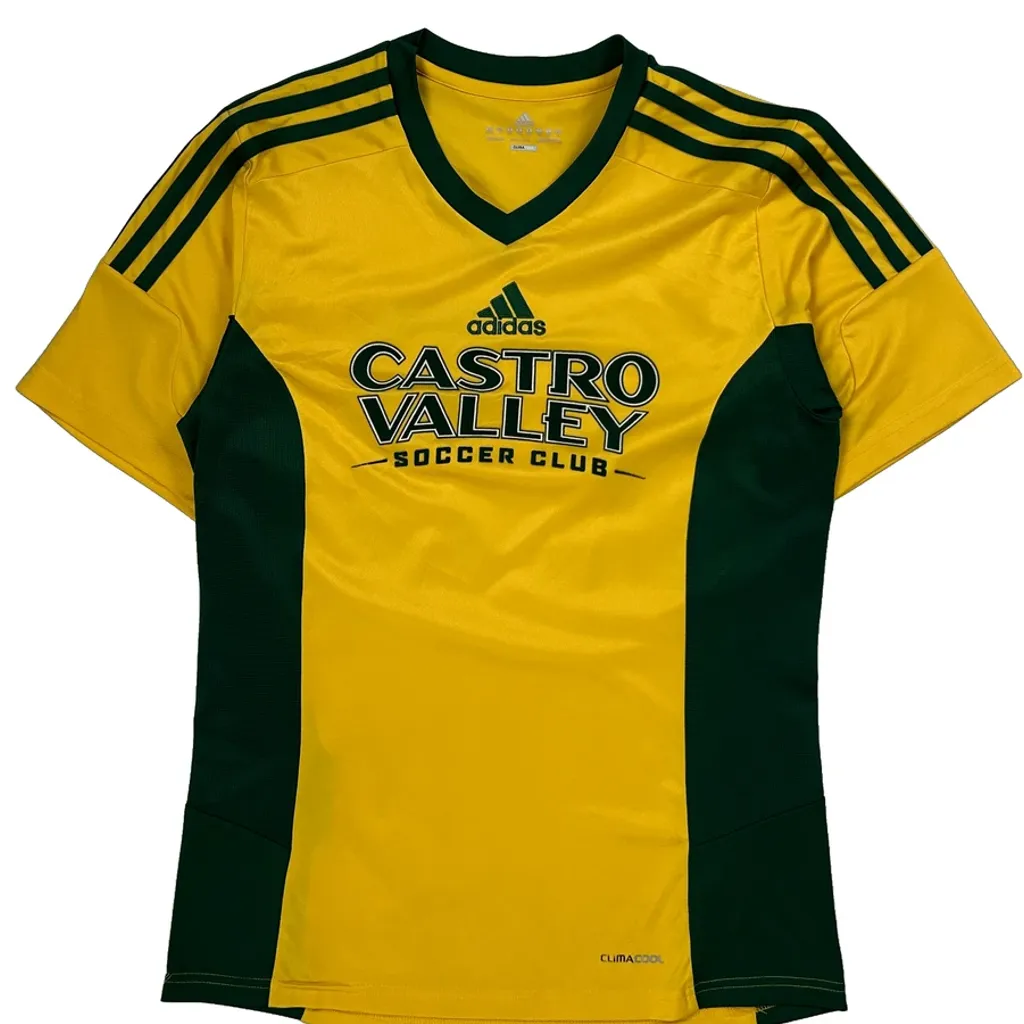 Castro Valley Soccer Club Adidas Football Shirt - Large Green Polyester - Image 4