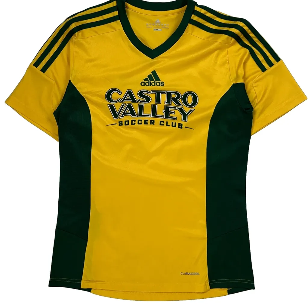 Castro Valley Soccer Club Adidas Football Shirt - Large Green Polyester - Image 5