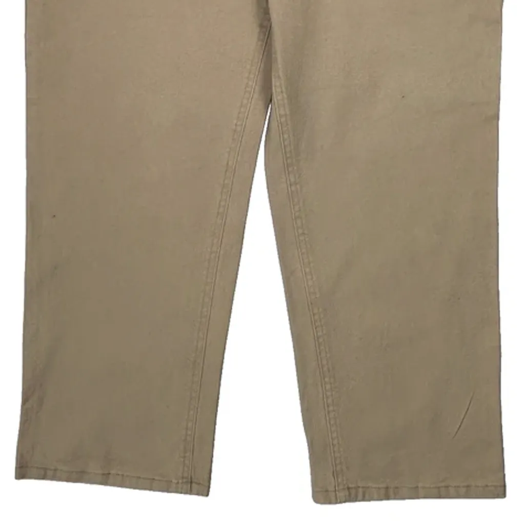 Cat Workwear Cargo Trousers - 34W 31L Beige Cotton - Image 9