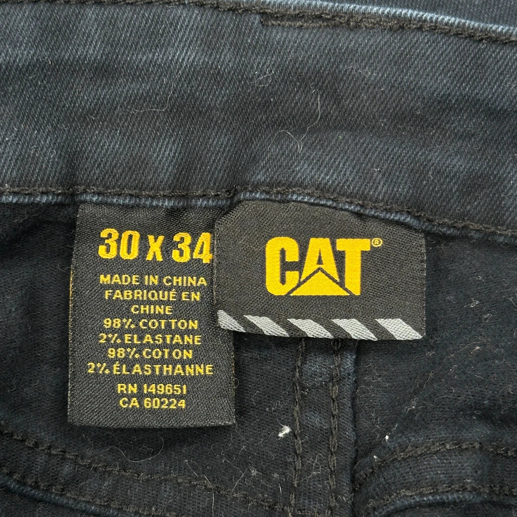 Cat Carpenter Trousers - 29W 34L Black Cotton - Image 7