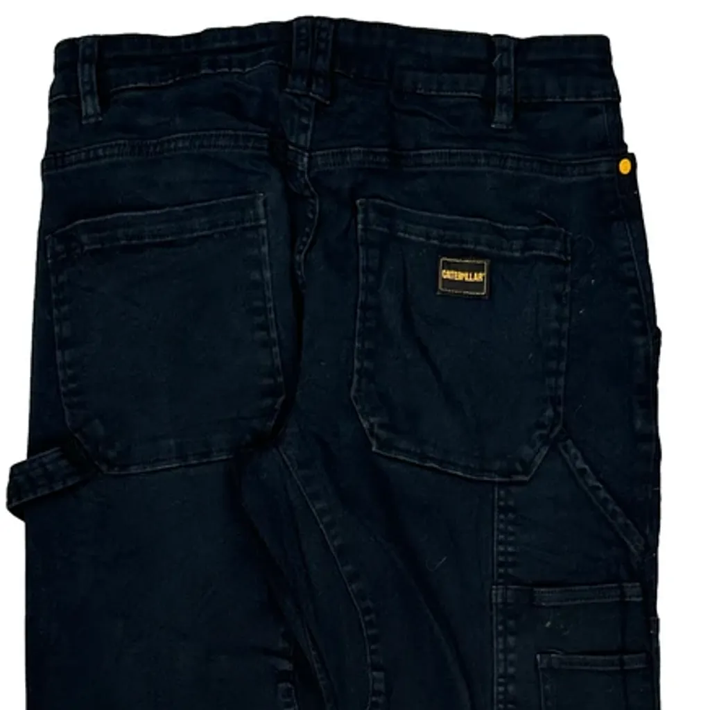 Cat Carpenter Trousers - 29W 34L Black Cotton - Image 9