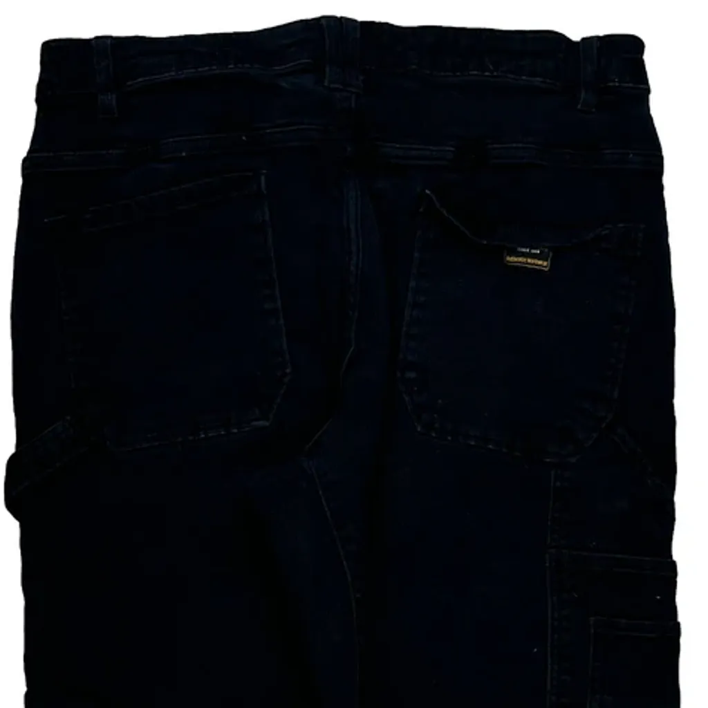 Cat Carpenter Trousers - 33W 28L Black Cotton - Image 9