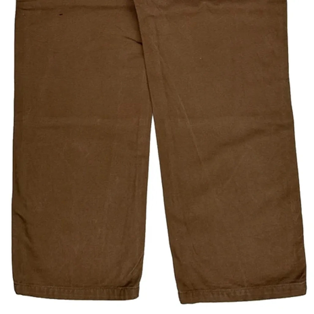 Cat Carpenter Trousers - 38W 34L Brown Cotton - Image 7
