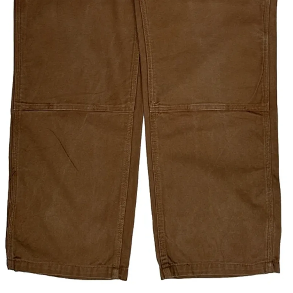 Cat Carpenter Trousers - 38W 34L Brown Cotton - Image 9