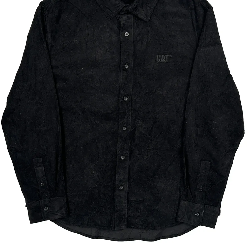 Caterpillar Cord Shirt - Medium Black Cotton - Image 6