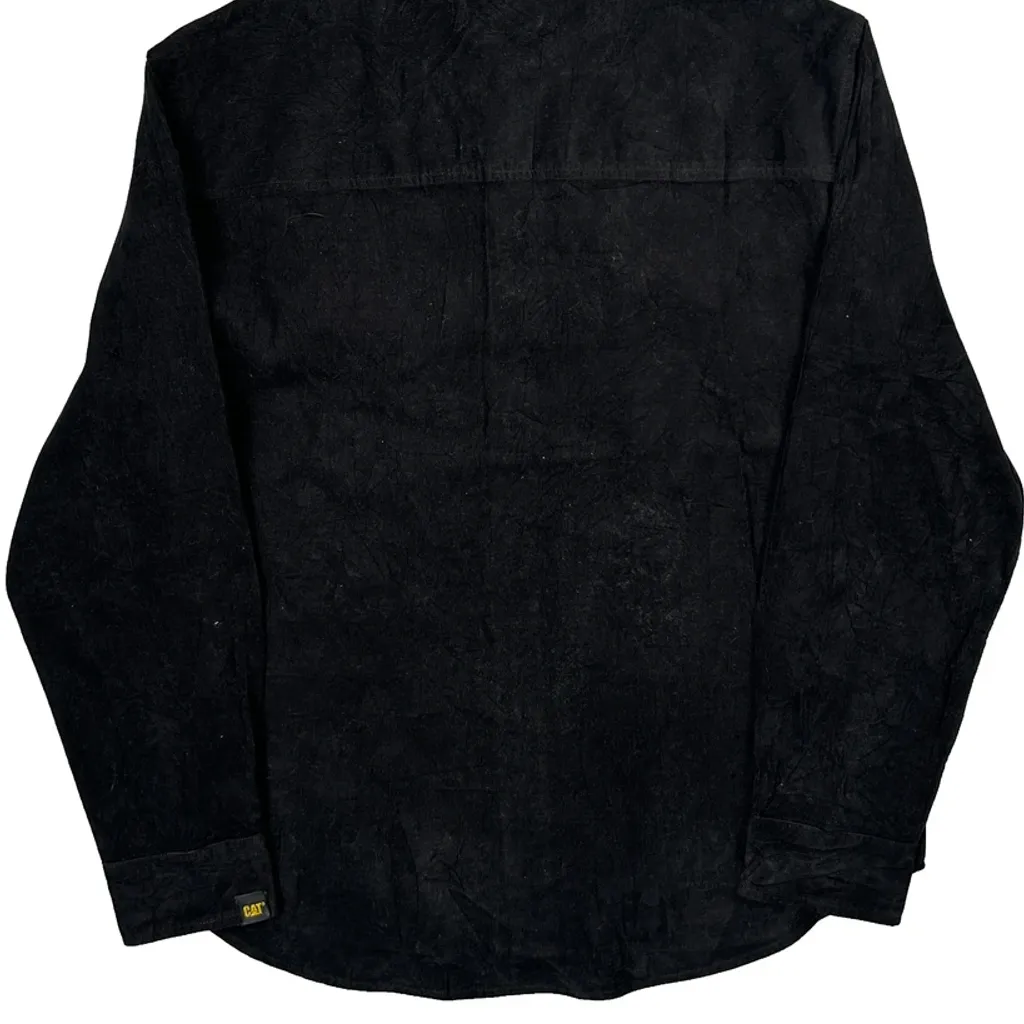Caterpillar Cord Shirt - Medium Black Cotton - Image 8